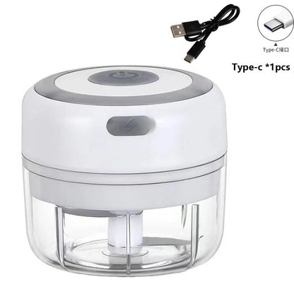 Mini hachoir électrique USB – Hachoir à ail et viande rechargeable 100/250ml