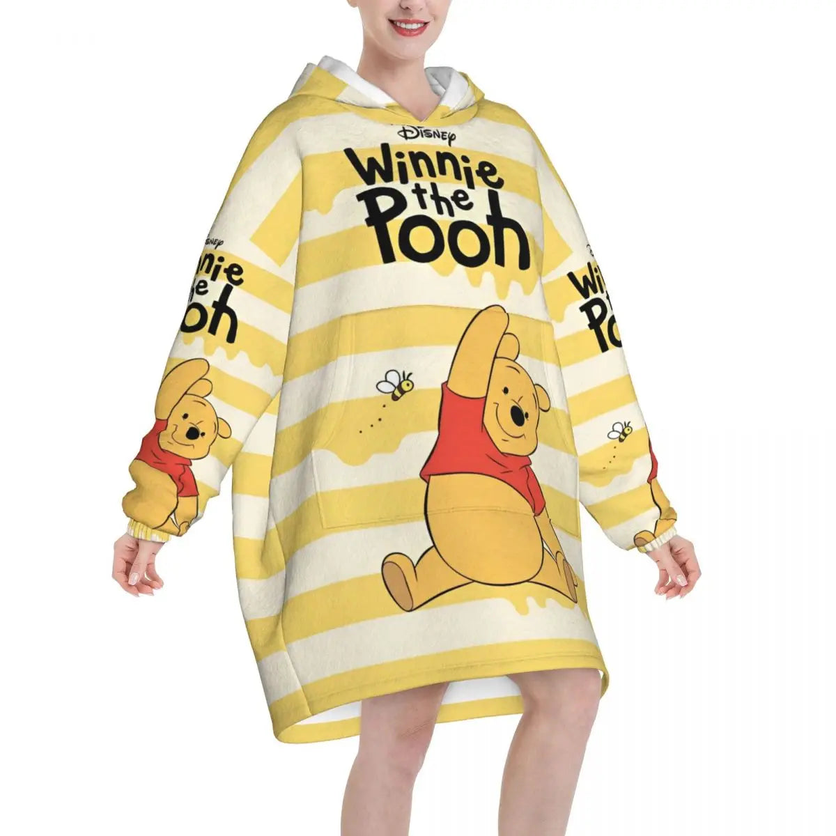 Couverture à capuche Winnie l’Ourson