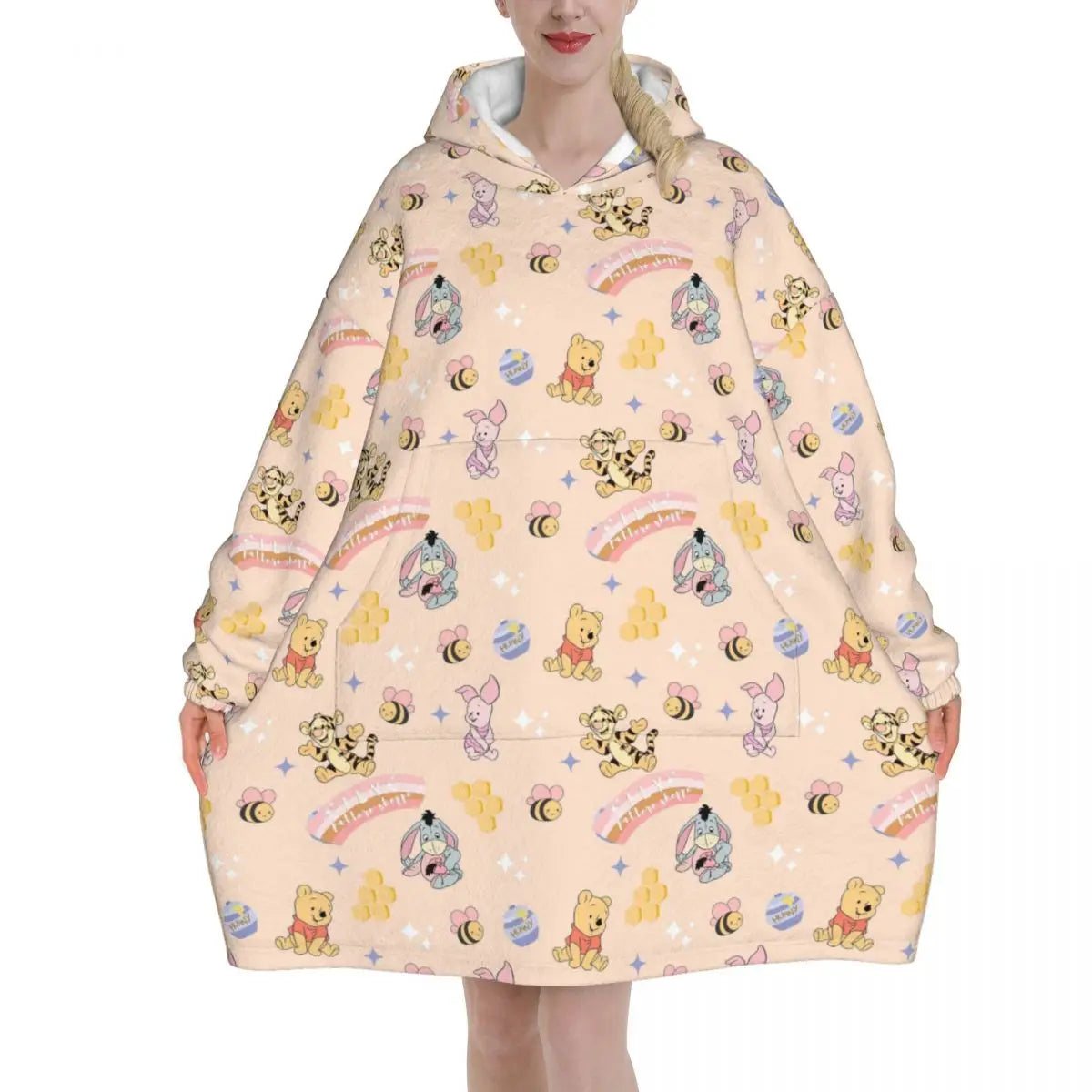 Couverture à capuche Winnie l’Ourson