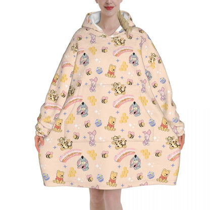 Couverture à capuche Winnie l’Ourson