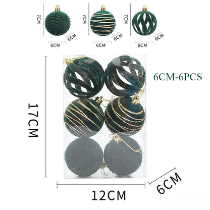 Boules de Noël 6 cm