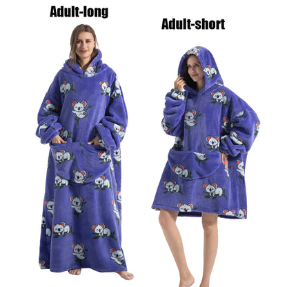 Sweat géant chaud avec manches