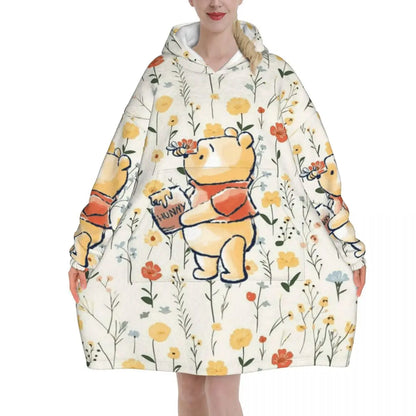 Couverture à capuche Winnie l’Ourson
