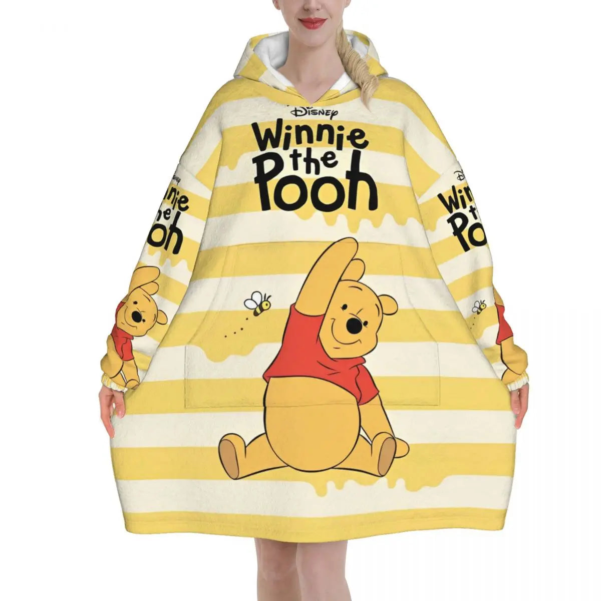 Couverture à capuche Winnie l’Ourson