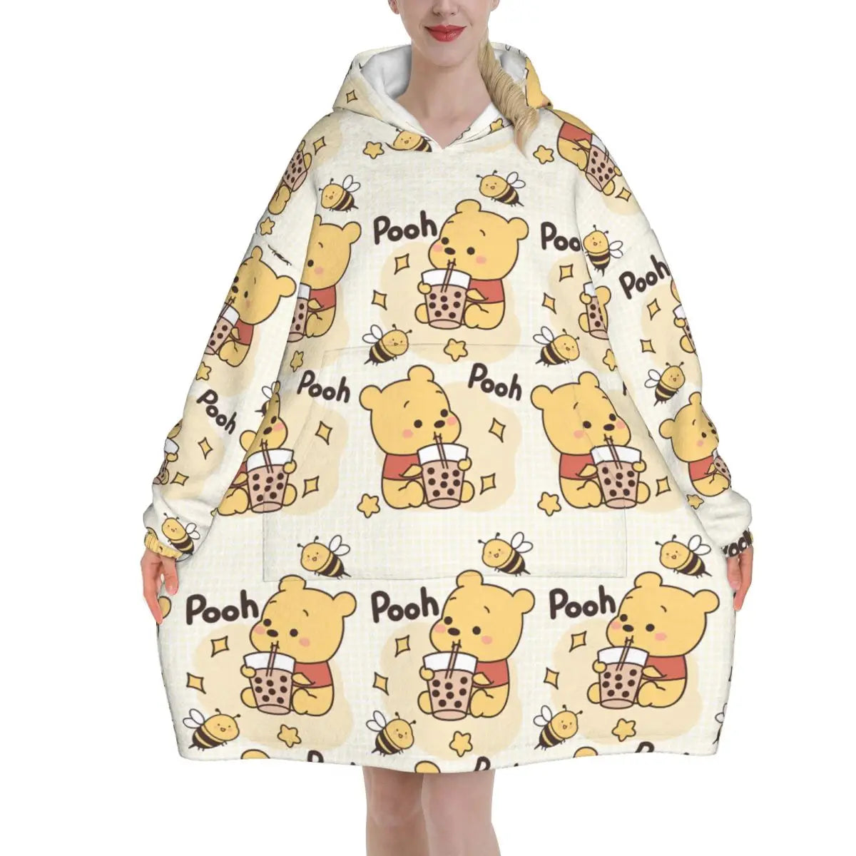 Couverture à capuche Winnie l’Ourson