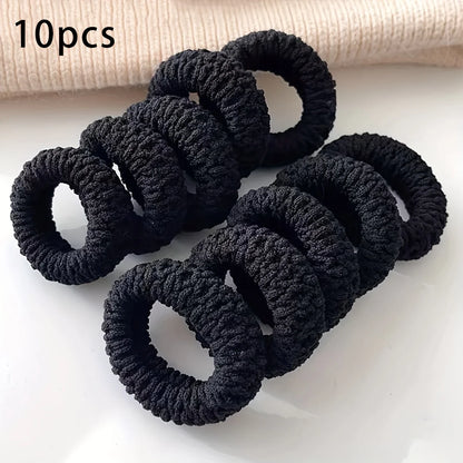 Lot de 10 attaches de cheveux larges et épaisses