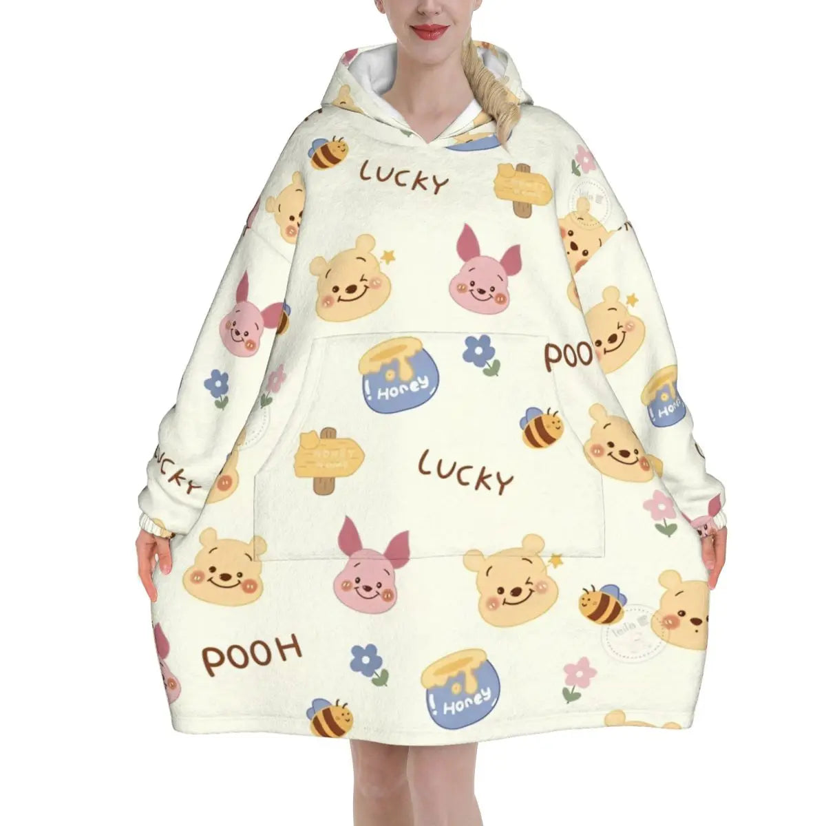 Couverture à capuche Winnie l’Ourson