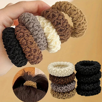 Lot de 10 attaches de cheveux larges et épaisses