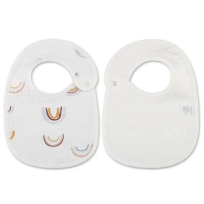Bavoirs imperméables en coton pour bébé