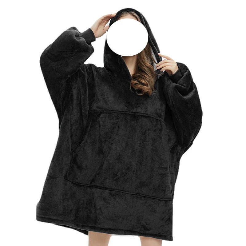 Sweat à capuche couverture chaude