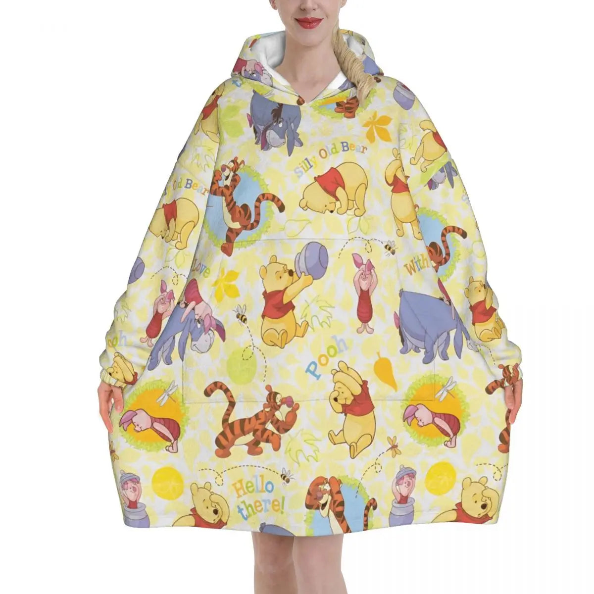 Couverture à capuche Winnie l’Ourson