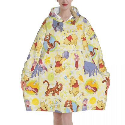 Couverture à capuche Winnie l’Ourson