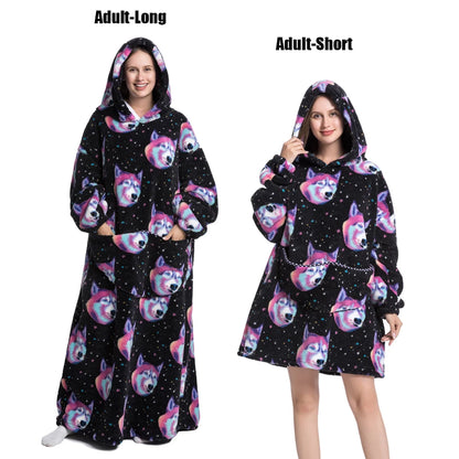 Sweat géant chaud avec manches