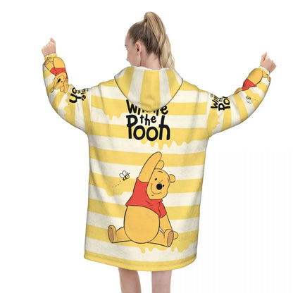 Couverture à capuche Winnie l’Ourson