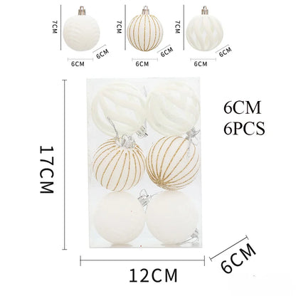 Boules de Noël 6 cm