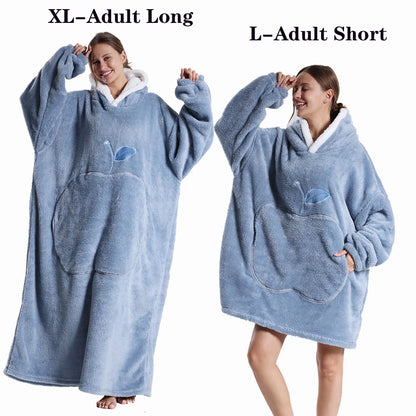 Sweat géant chaud avec manches