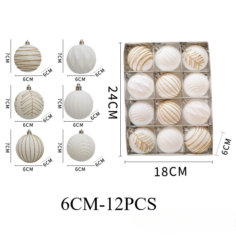 Boules de Noël 6 cm