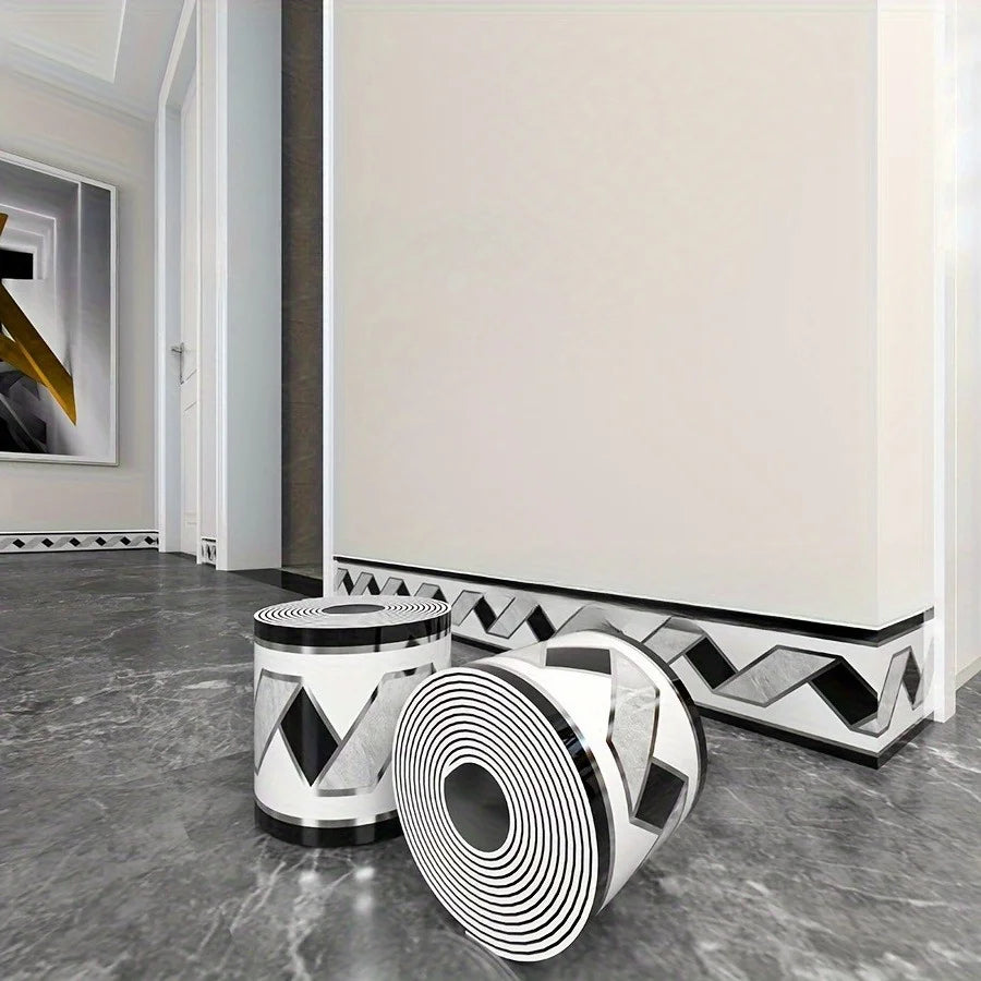 Rouleau mural auto-adhésif