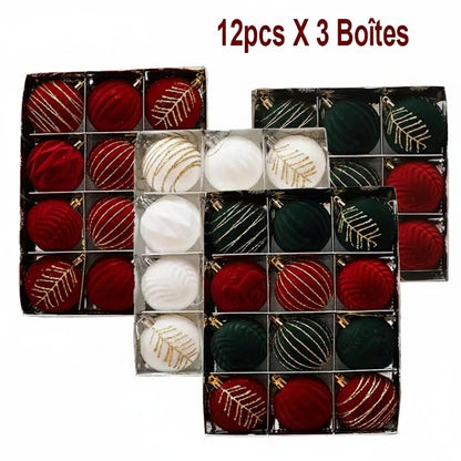 Boules de Noël 6 cm