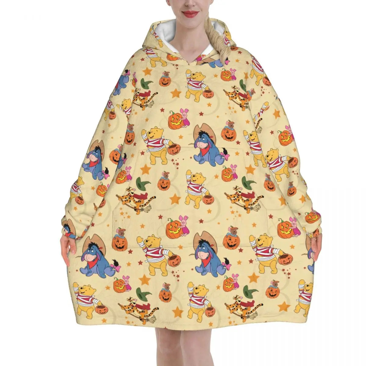 Couverture à capuche Winnie l’Ourson