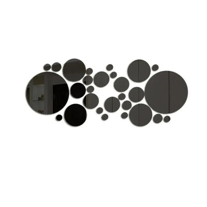 Autocollants muraux miroir 3D