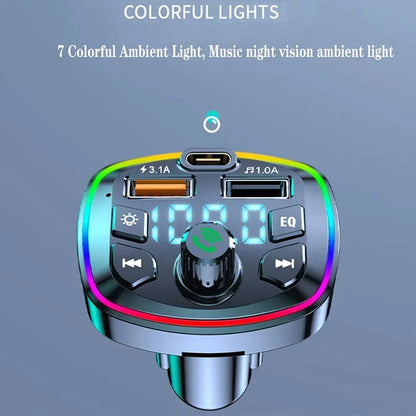 Chargeur Bluetooth voiture VIKEFON Q7