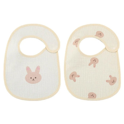 Bavoirs imperméables en coton pour bébé