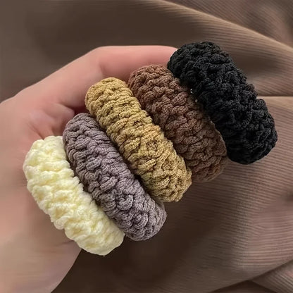 Lot de 10 attaches de cheveux larges et épaisses