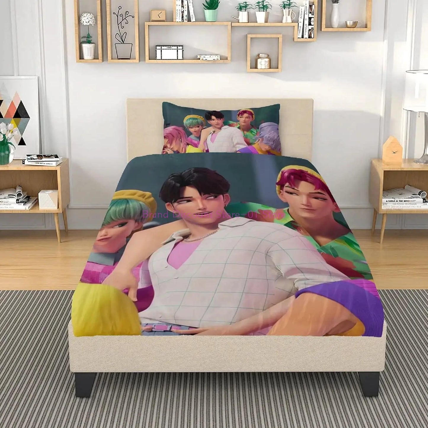 Drap-housse et taie d'oreiller  H-Hunters Demon