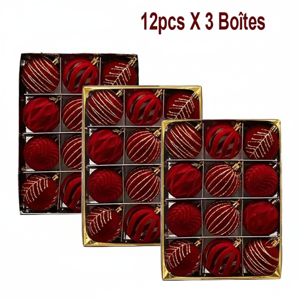 Boules de Noël 6 cm