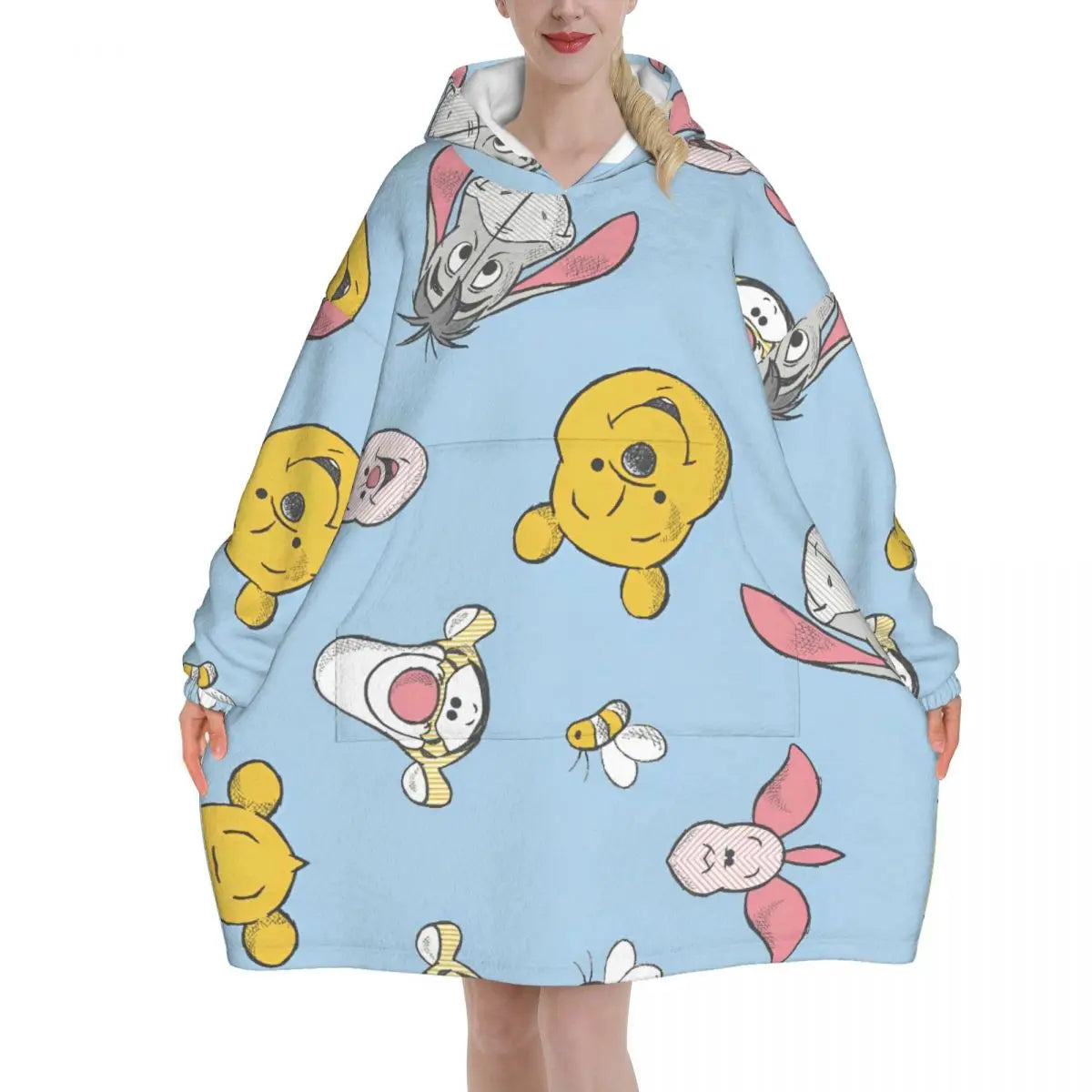 Couverture à capuche Winnie l’Ourson