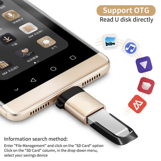 Adaptateur USB 3.0 vers Type-C OTG