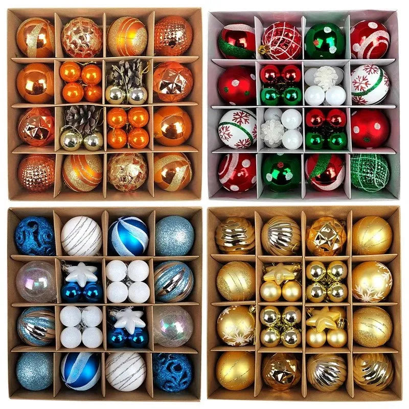 Boules de Noël 3/6 cm