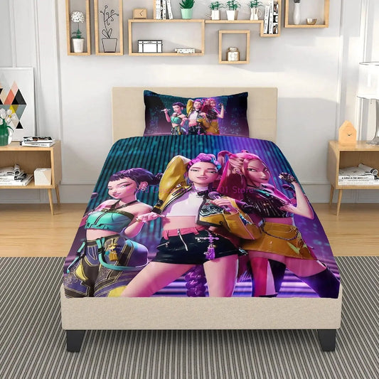 Drap-housse et taie d'oreiller  H-Hunters Demon