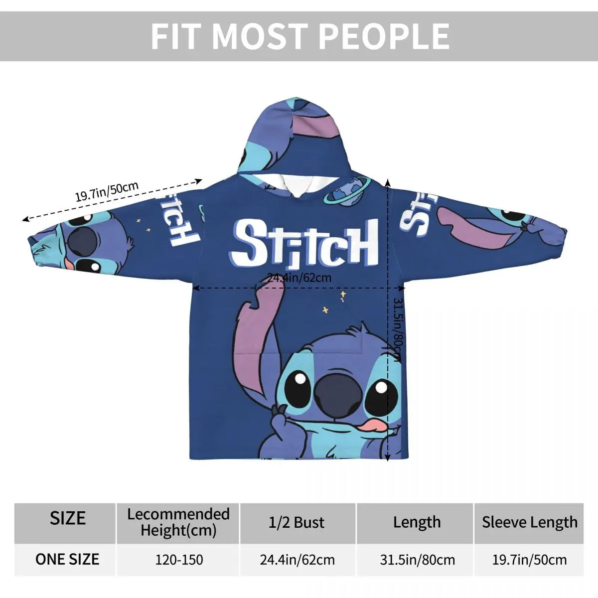 Pyjama surdimensionné pour filles et garçons