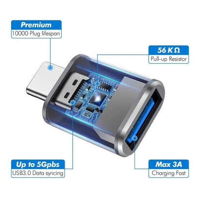Adaptateur USB 3.0 vers Type-C OTG