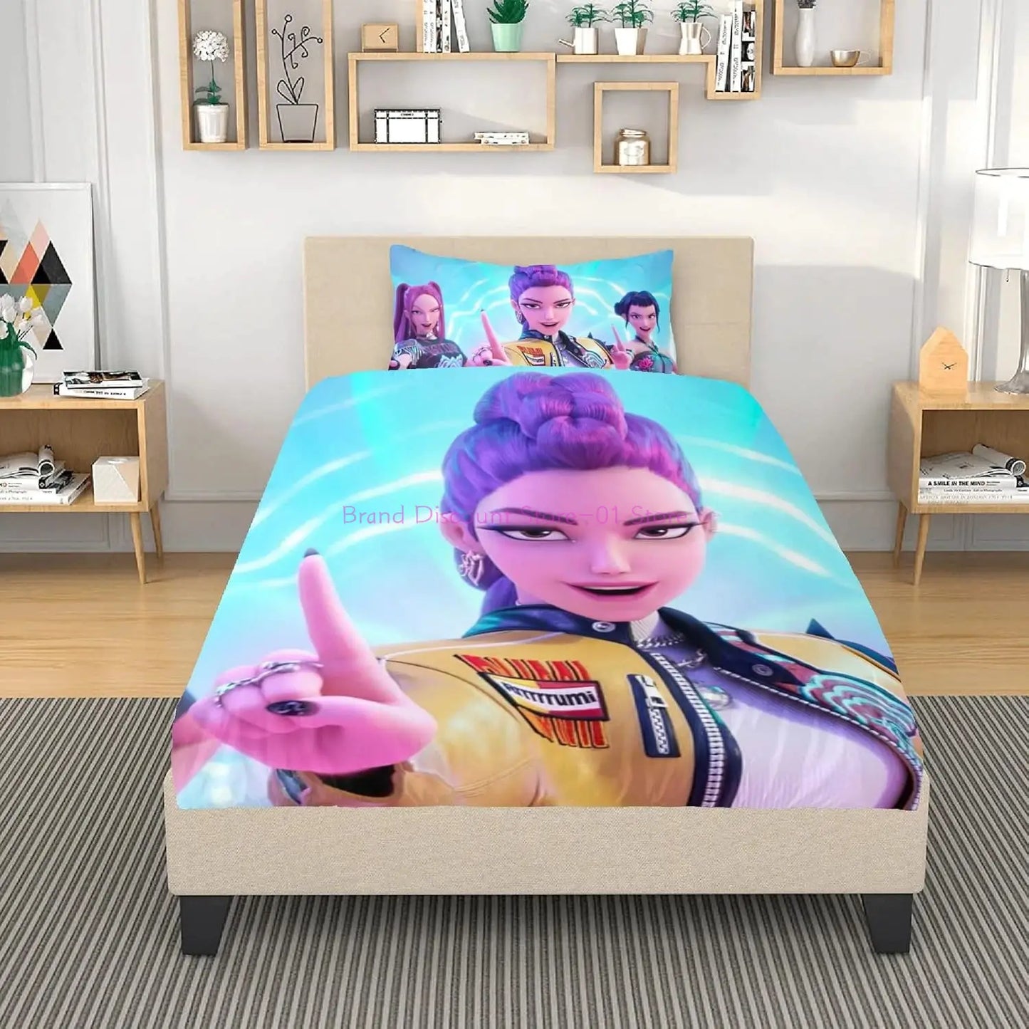 Drap-housse et taie d'oreiller  H-Hunters Demon