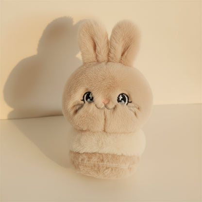 Cache-oreilles en peluche lapin