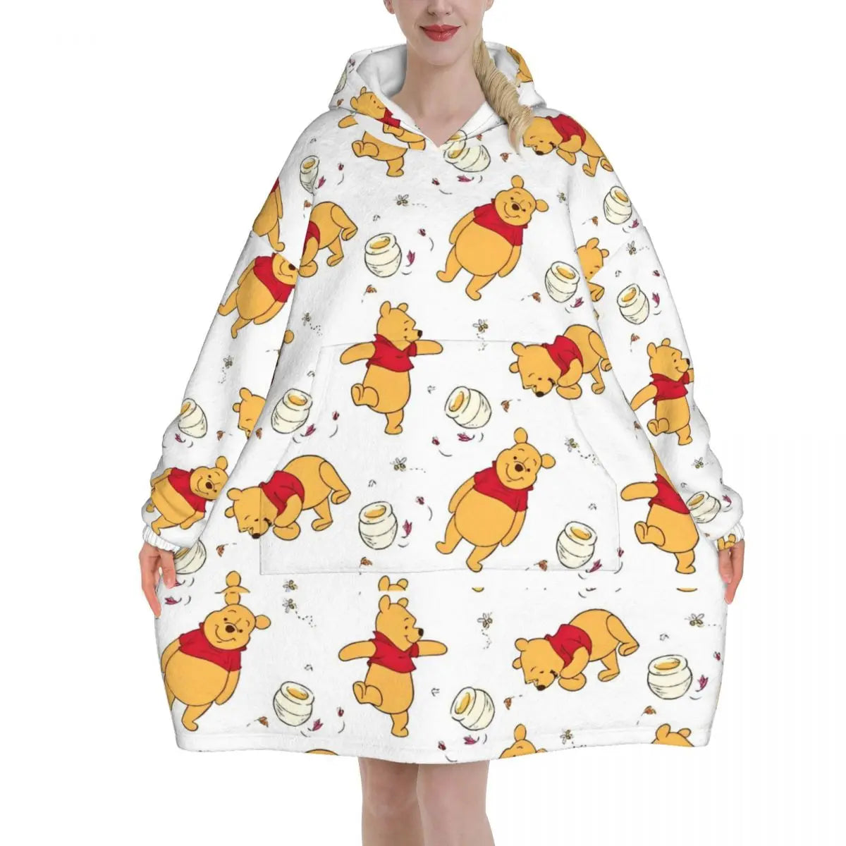 Couverture à capuche Winnie l’Ourson