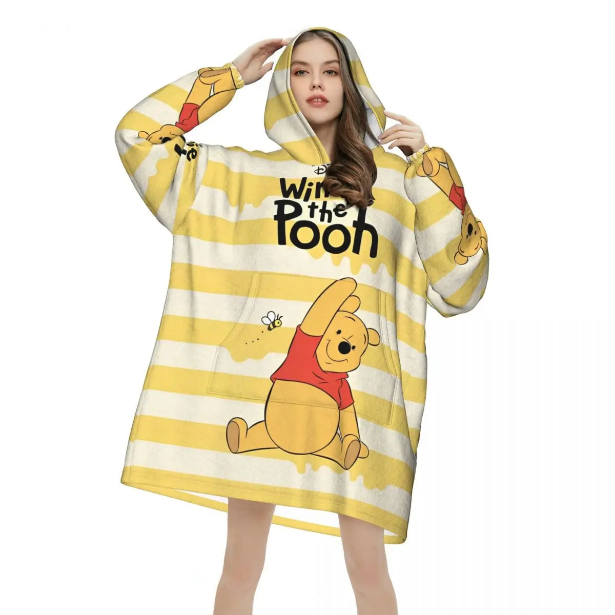 Couverture à capuche Winnie l’Ourson