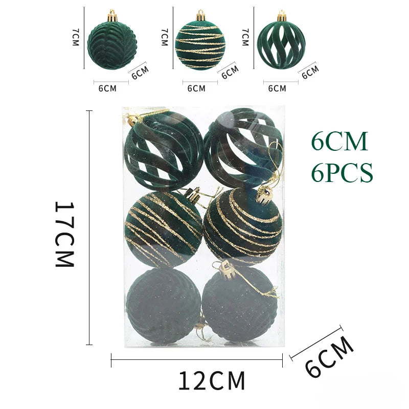 Boules de Noël 6 cm