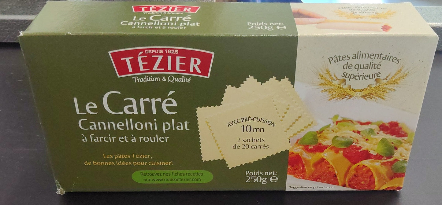 CANNELLONI PLAT TEZIER LOT DE 3