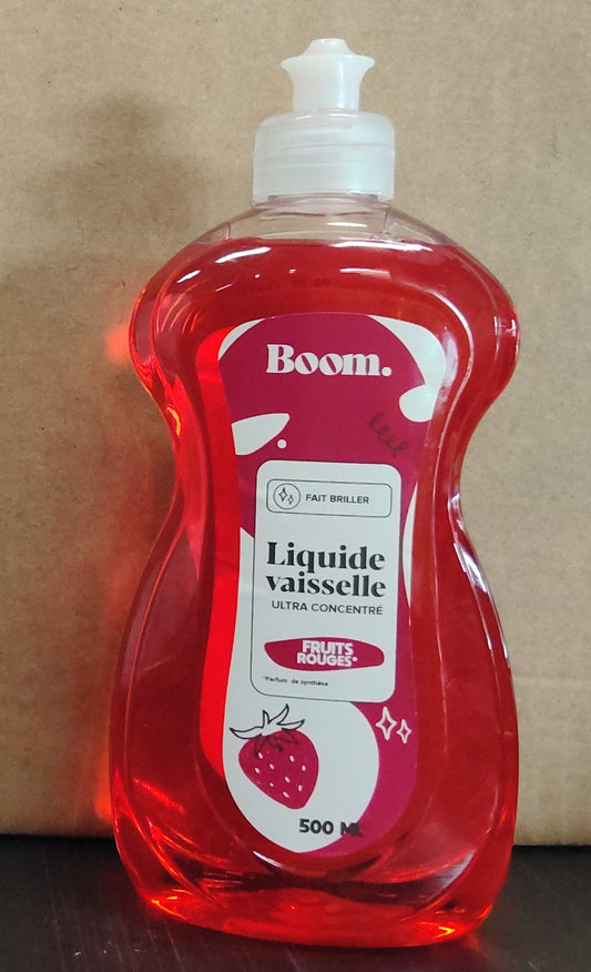 LIQUIDE VAISSELLE BOOM FRUIT ROUGE