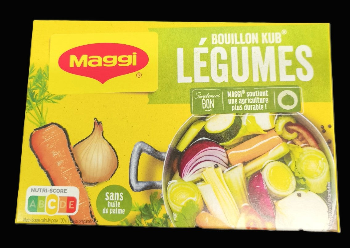 BOUILLON KUB LEGUMES MAGGI 18 TABLETTES